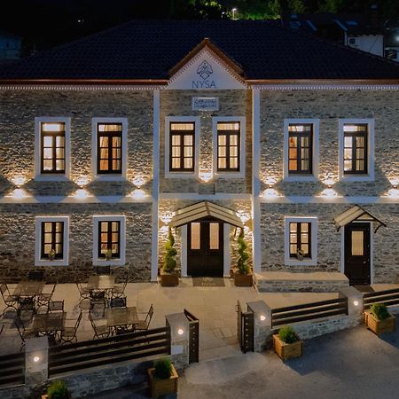 Νysa Hotel Moustheni Bagian luar foto